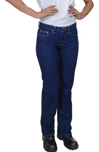 Pantalón de mezclilla  obscuro 