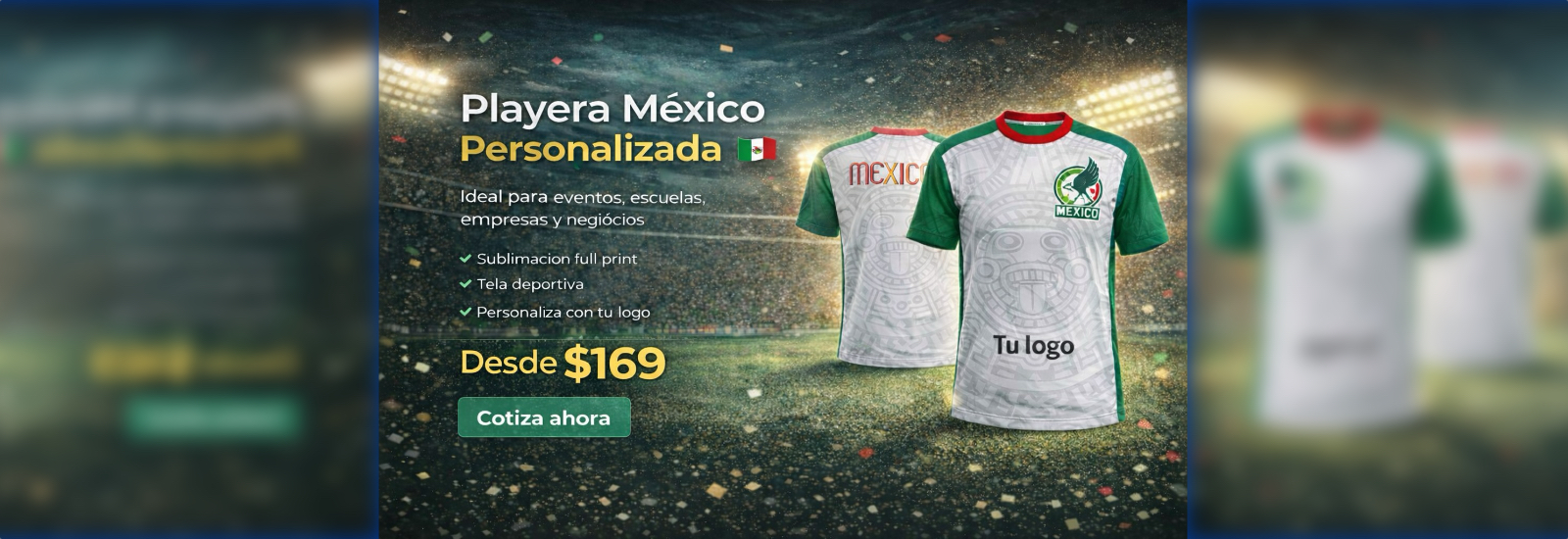 Playera de la Selección de México Personalizada